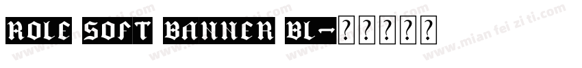 Role Soft Banner Bl字体转换